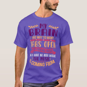 T-shirt Conception du mois de sensibilisation au TDAH J'ai