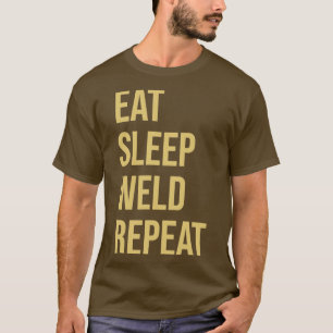 T-shirt Conception du soudage Soudure du sommeil de l'alim