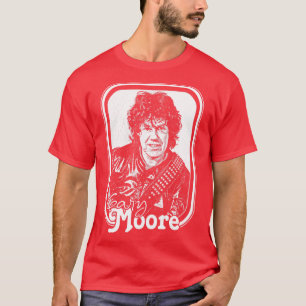 T-shirt Conception du ventilateur de style rétro Gary Moor