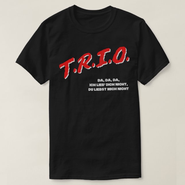 T-shirt Conception du ventilateur Trio DA DA DA 80s (Design devant)