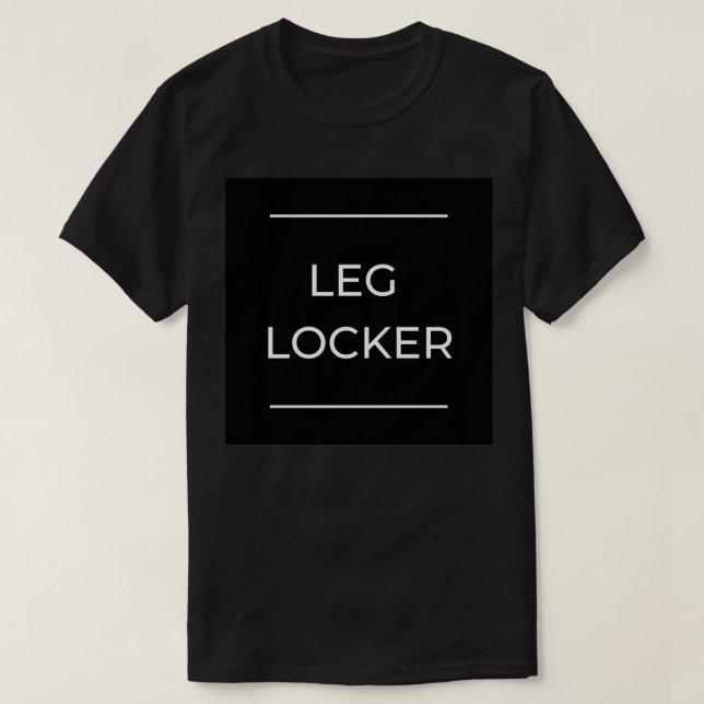 T-shirt Conception du verrou BJJ Leg (Design devant)
