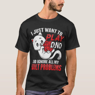 T-shirt Conception d'un CAT du MDN pour un gamer RPG