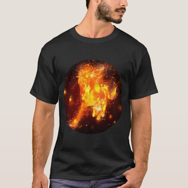 T-shirt Conception d'un cheval de tir (Devant)