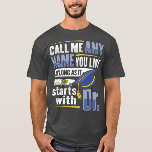 T-shirt Conception d'un diplôme de doctorat pour un étudia