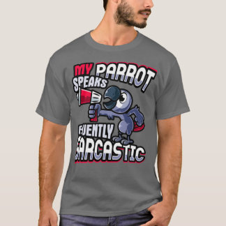 T-shirt Conception d'un perroquet gris africain pour un Ne