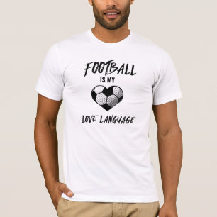 T-shirt Conception d'une balle de soccer semi-tonique - mi