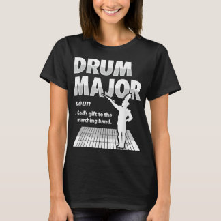 T-shirt Conception d'une définition majeure de tambour pou