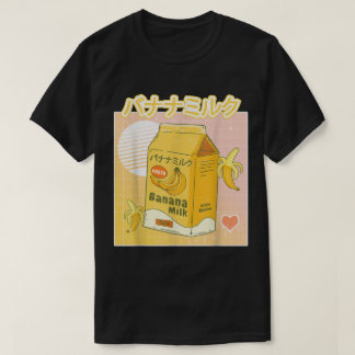 T-shirt Conception esthétique japonaise du lait de banane