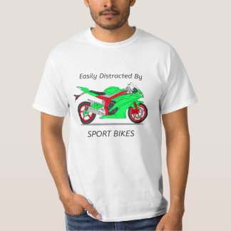 T-shirt Conception "Facilement Distrait Par Les Vélos De S