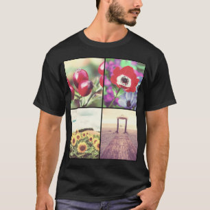 T-shirt Conception faite sur commande à la mode de grille