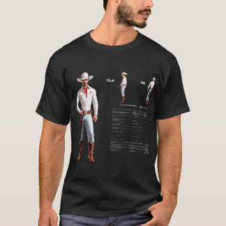 T-shirt Conception flair Frontier - Esthétique Cowboy mode