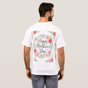 T-shirt Conception florale de la fête des mères Meilleur