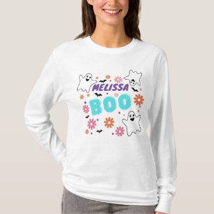 T-shirt Conception Florale Rétro Personnalisable pour Hall