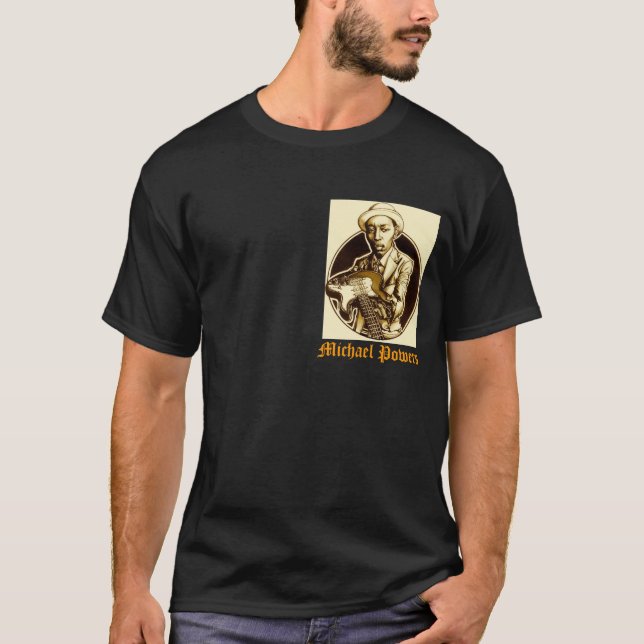 T-shirt Conception foncée de pièce en t de PUISSANCES (Devant)