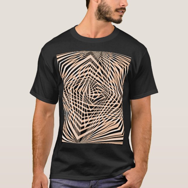 T-shirt Conception géométrique Abstraite sans joint (Devant)