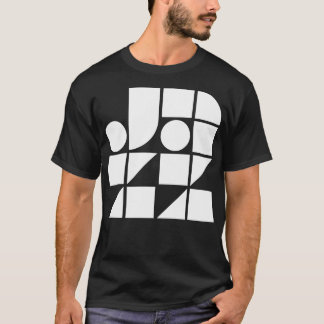 T-shirt conception géométrique de jazz minimale