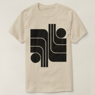 T-shirt Conception géométrique minimaliste
