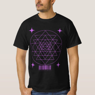 T-shirt Conception géométrique rétro sacrée