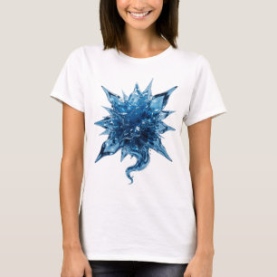 T-shirt Conception graphique Balle d'Eau Bleu vif