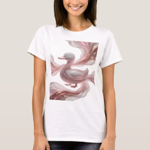 T-shirt Conception graphique d'art abstrait argenté CLASSI