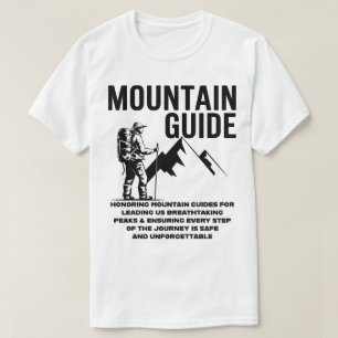 T-shirt Conception Graphique d'Aventure de Randonnée Guide