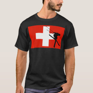T-shirt Conception graphique de la patrouille de ski