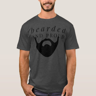T-shirt Conception graphique et texte à bandes et fières