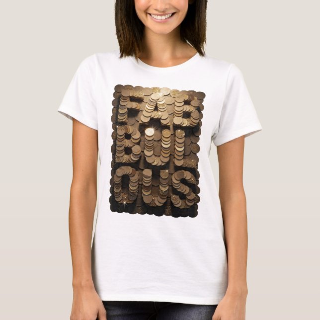 T-shirt Conception graphique FABULEUSE de l'or frais (Devant)