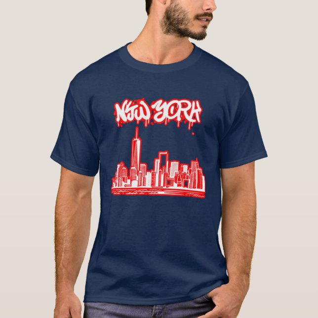 T-shirt Conception Graphique NYC (Devant)