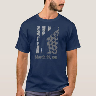 T-shirt Conception grise du drapeau 1911 patriotiques