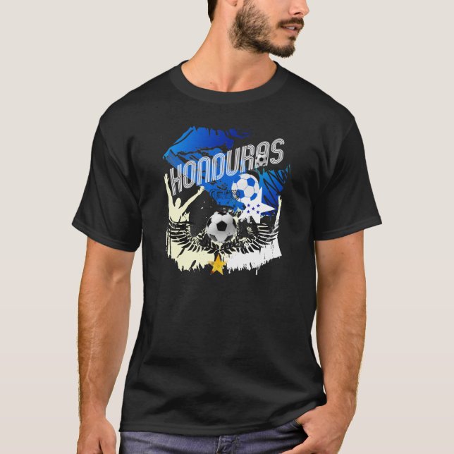T-shirt Conception grunge du football de festa de football (Devant)