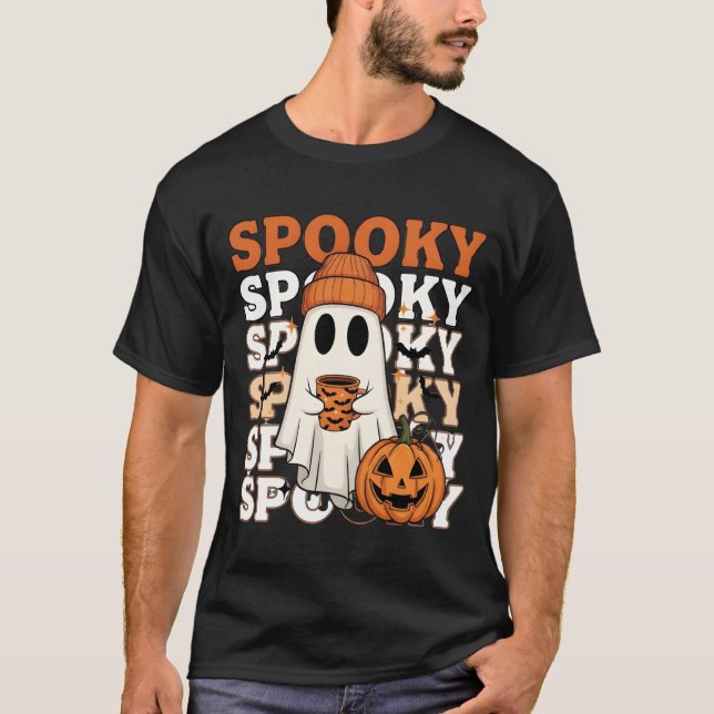 T-shirt Conception Halloween éffrayante (Devant)