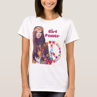 T-shirt Conception hippie du pouvoir féminin