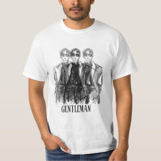 T-shirt conception homme t shirt avant arrière design mess