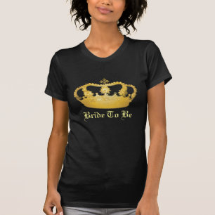 T-shirt Conception II de couronne - or