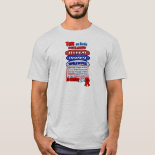 T-shirt Conception illégale de Noël de jouets de décret de