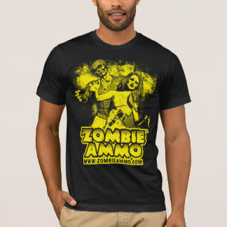 T-shirt Conception jaune classique d'Ammo™ de zombi