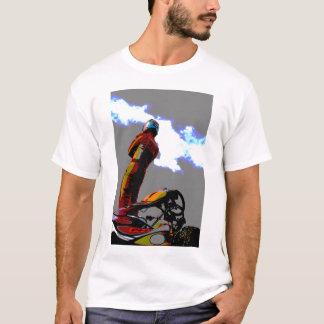 T-shirt Conception karting déprimée