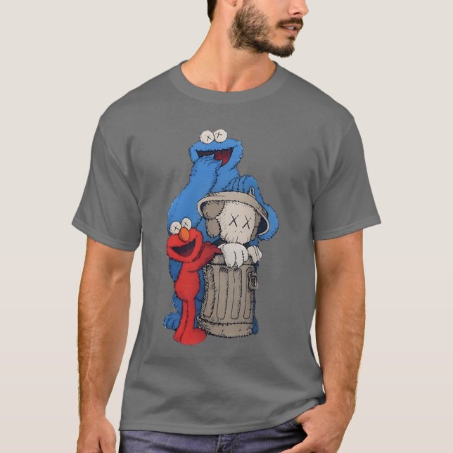 T-shirt Conception Kaws 10 fille (Devant)