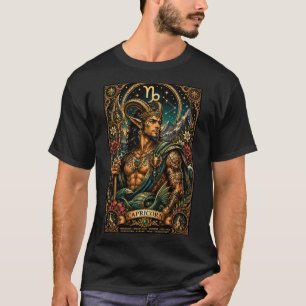 T-shirt Conception masculine céleste du zodiaque Capricorn
