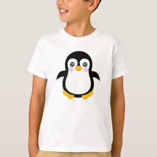 T-shirt Conception mignonne de pingouin de bande dessinée