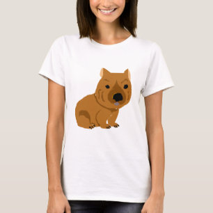T-shirt Conception mignonne de wombat de bébé