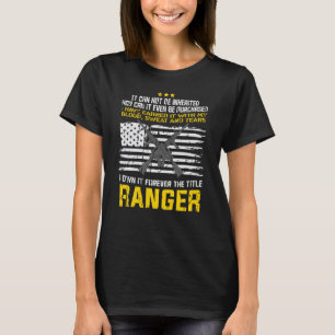 T-shirt Conception militaire des Rangers
