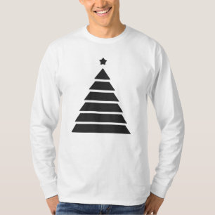 T-shirt Conception minimaliste de l'arbre de Noël
