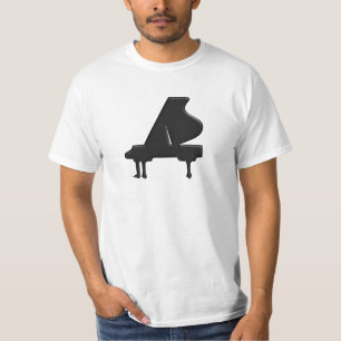 T-shirt Conception minimaliste moderne de clavier de piano