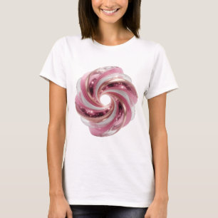 T-shirt Conception moderne de galaxie spatiale argentée Ed