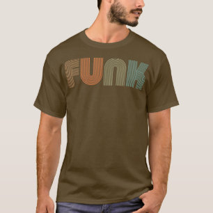 T-shirt Conception Musique Funk Avec Vintage Rétro Inspiré