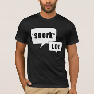 T-shirt Conception noire et blanche de Snerk LOL