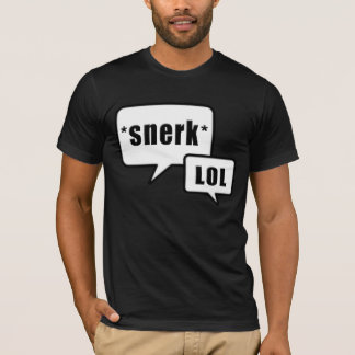 T-shirt Conception noire et blanche de Snerk LOL