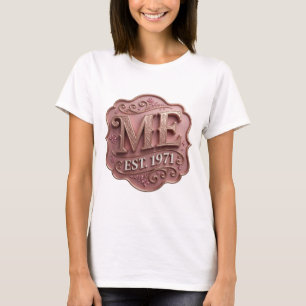 T-shirt Conception Or Moderne ME EST 1971